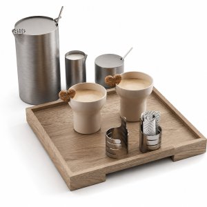 Kitchen decor set DISHES coffee set