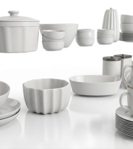 Set of dishes