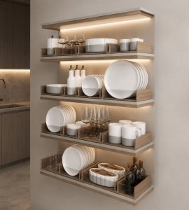 Set of dishes