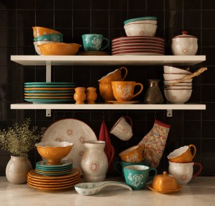 A set of dishes Elan Gallery
