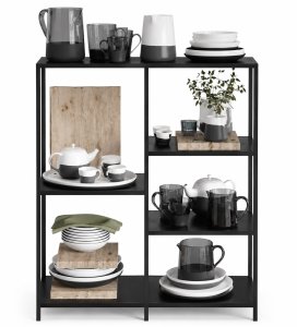 A set of dishes 3d model