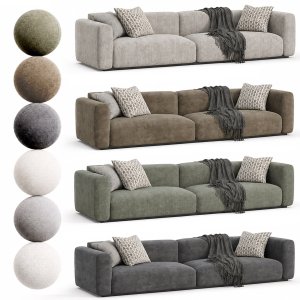 Flexform Lario Fabric Sofa