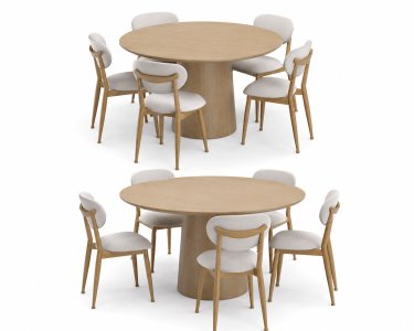 Dining Chair Allston and Dining Table Motto