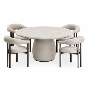 Greta Botero Argile Dining Set by Cattelan Italia