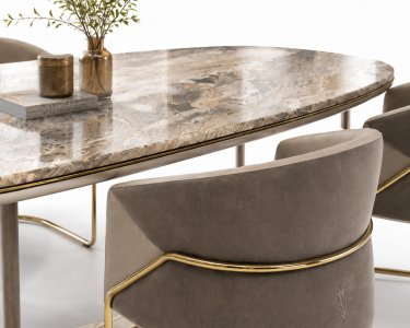 Visionnaire Morgan Mythica Dining Set