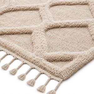 nuLOOM Raised Ogee Trellis Nursery Area Rug