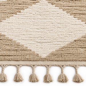 nuLOOM Sherley Stacked Diamond Tassel Area Rug