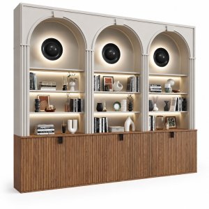 Mid-Century Style Shelving Unit 01