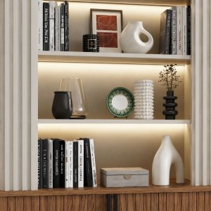 Mid-Century Style Shelving Unit 01