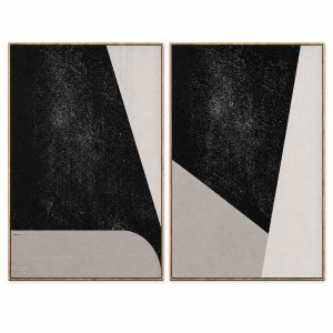 Minimalist Textural Abstract Wall Art C-574