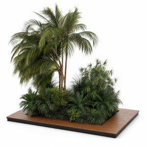 Outdoor Garden set bush and Tree - Garden Set 944