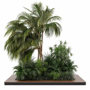 Outdoor Garden set bush and Tree - Garden Set 944