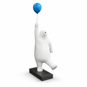 polar bear sculpture ornaments