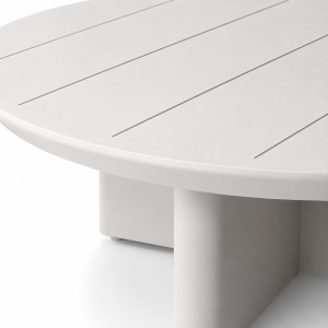 RH Balmain Aluminum Round Coffee Table