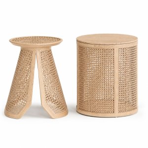 Homary Rattan Side Table