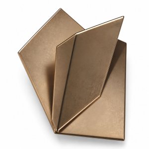 Irregular 3D Abstract Golden Wall Hanging Home Metal Wall Decoration