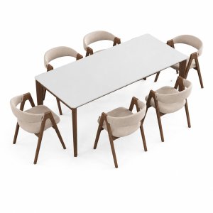 Angel Cerda Nogal Dublin Dining set