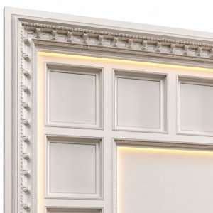 Modern coffered illuminated ceiling