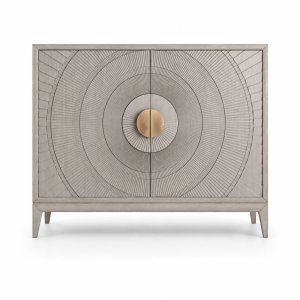 Auberge Chest of Drawers with Carved Accent