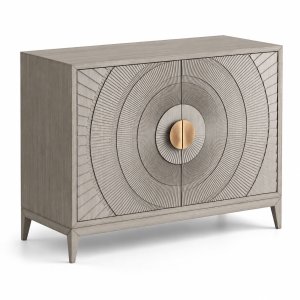 Auberge Chest of Drawers with Carved Accent