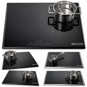Set of Bosch hobs with cookware 002