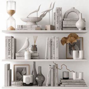 Shelves with decor 20