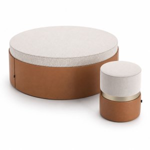 Jason & Edson Poufs by Laskasas