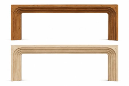 Crate and Barrel Valo Wood Console Table