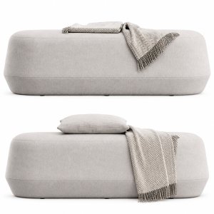 Oval bench Mariner by Canvas and Sasson