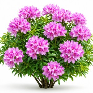 Rhododendron hybrid bushes  Rhododendron hybrida