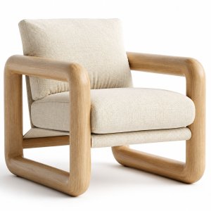 Romeo Chair-Bergamo Parchment