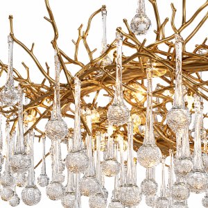 Rose chandelier by Lampatron