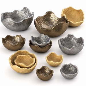 Set of decorative bowls