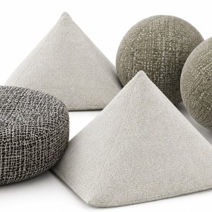 Set of decorative pillows