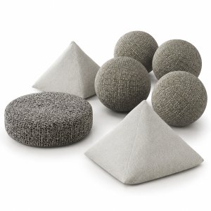 Set of decorative pillows