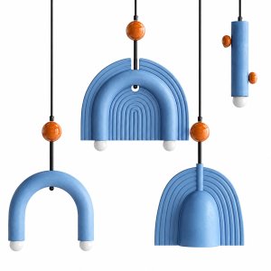 Set of pendant lamps Moroshka Polina Artamonova