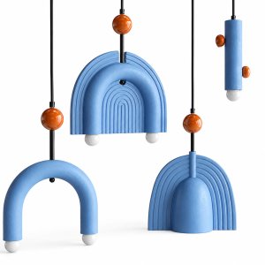Set of pendant lamps Moroshka Polina Artamonova